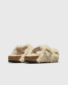 Birkenstock Arizona Bb Shearling Teddy Laf White - Womens - Sandals & Slides