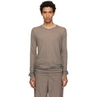 Rick Owens Gray Tower Basic LS T-shirt