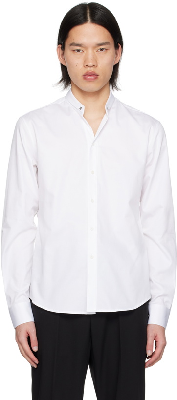 Photo: Wooyoungmi White Band Collar Shirt