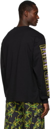 MSGM Black Logo Long Sleeve T-Shirt