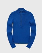 Gestuz YASMIAGZ LS PULLOVER Blue Womens Half-Zips/Sweatshirt