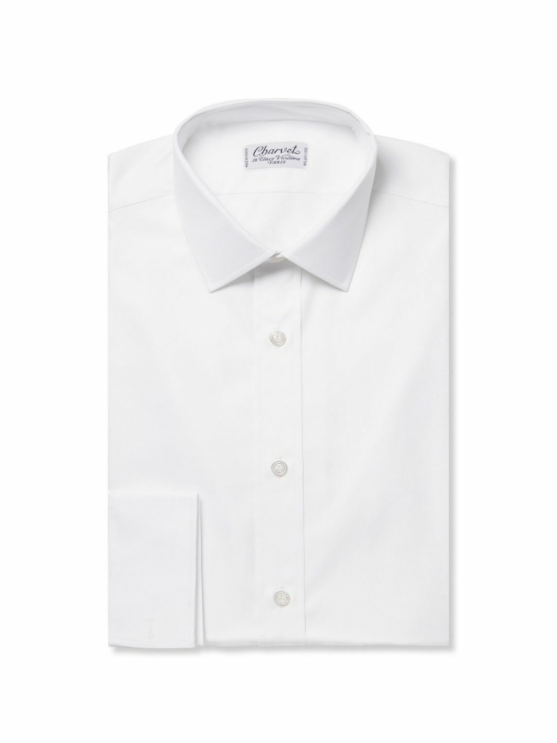 Photo: Charvet - White Royal Slim-Fit Cotton Oxford Shirt - White