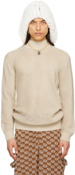 Isa Boulder SSENSE Exclusive Beige Sweater