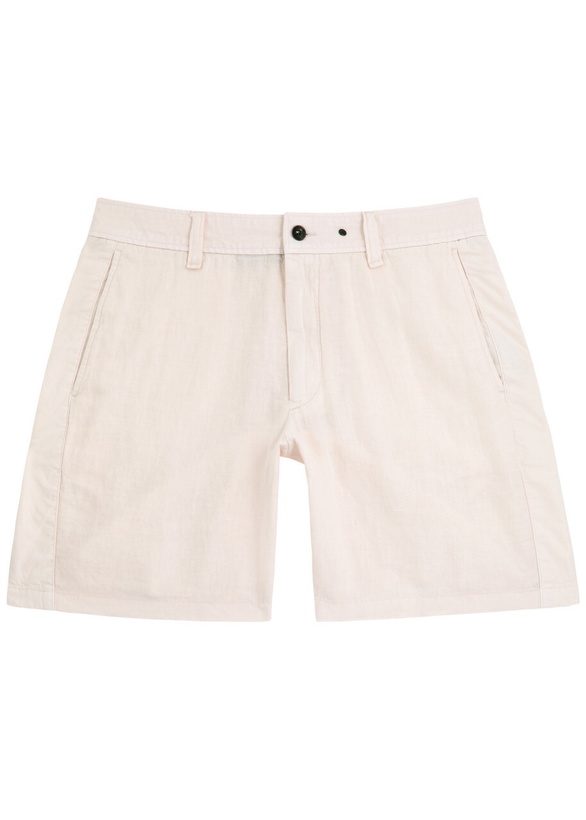 Photo: Rag & Bone Haydon Linen Shorts Cream