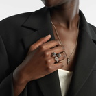 Jimmy Choo Faceted Heart Ring Accessory