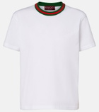 Gucci Webstripe cotton jersey T-shirt