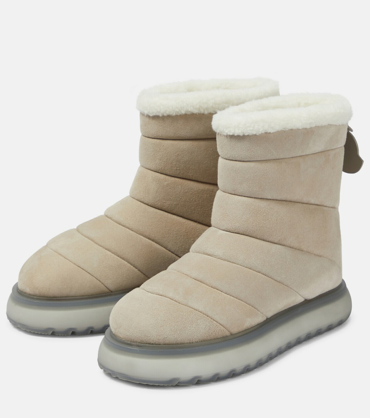 美品MONCLER モンクレ ブーツ 38 HERMOSA  BOOTS Moncler - Hermosa padded suede ankle boots Moncler