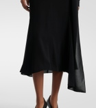 Mugler Crêpe midi dress