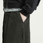 YMC Men's Garment Dye Deadbeat Trousers in Dark Green
