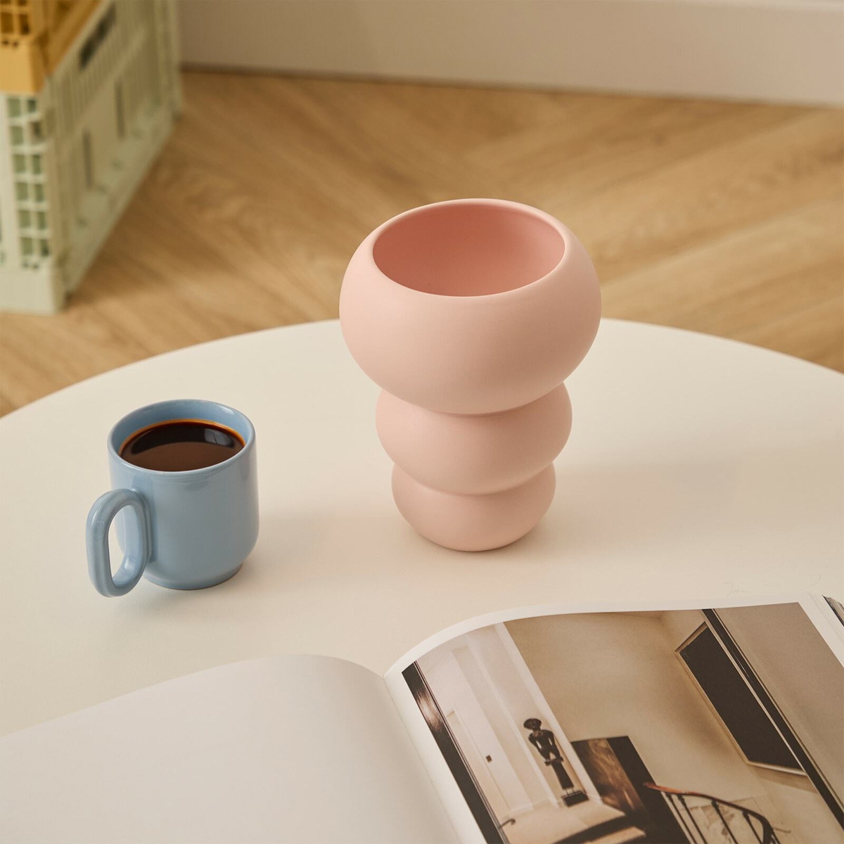The Conran Shop Stacked Spheres Vase in Plaster 