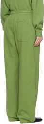 Bode Green Gym Track Lounge Pants