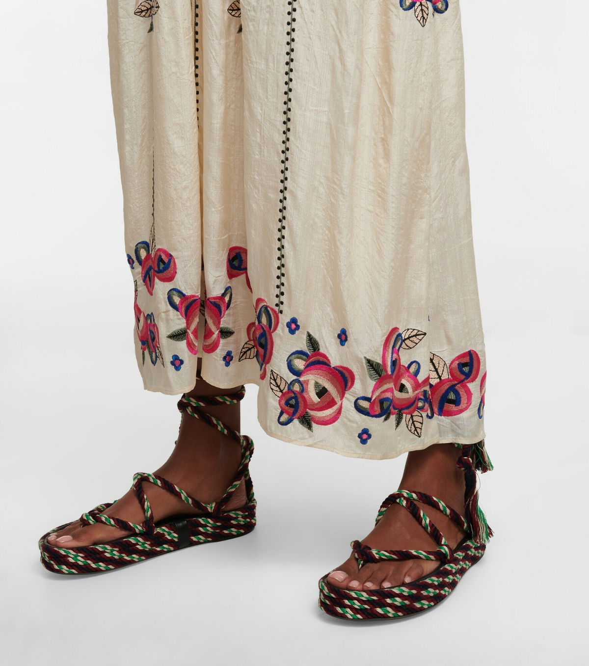 Isabel Marant - Erol braided thong platform sandals