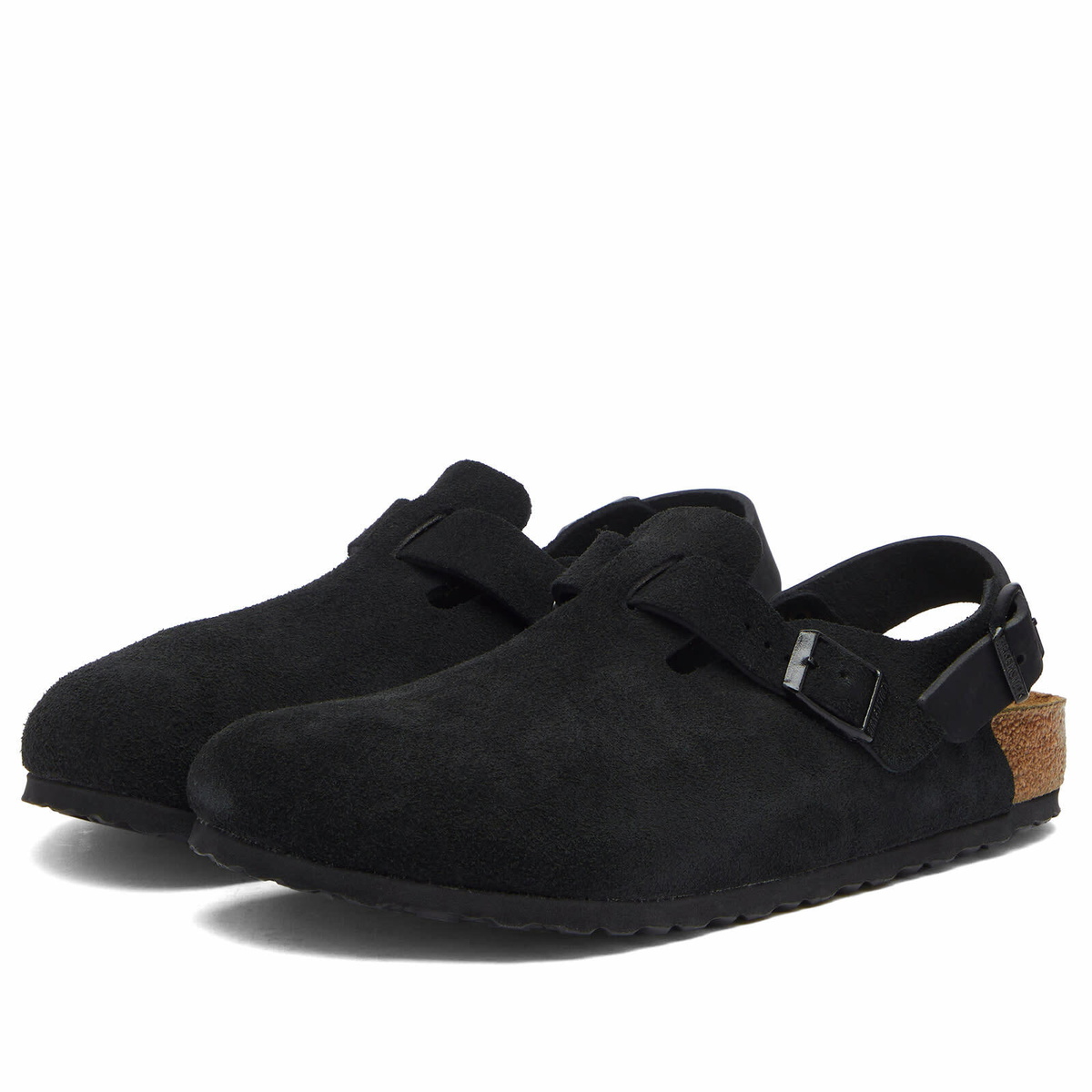 Birkenstock Tokio in Black Suede