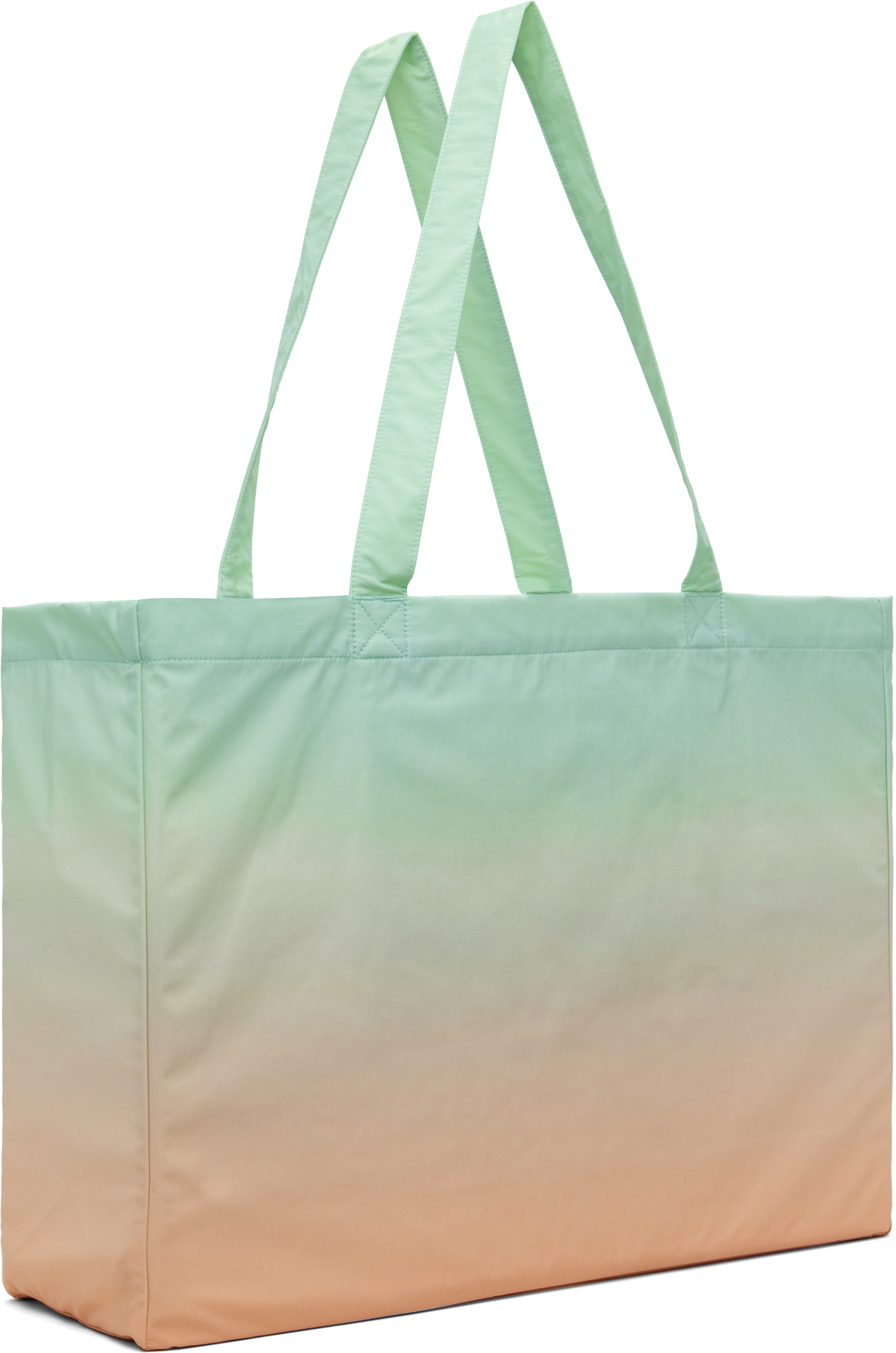 A.P.C. Green & Orange ASICS Edition Diane Tote A.P.C