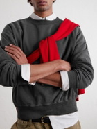 Auralee - Cotton-Jersey Sweatshirt - Black