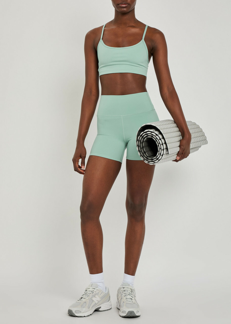 Vuori Allthefeels Stretch-jersey Soft-cup bra Blue