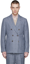 Brunello Cucinelli SSENSE Exclusive Blue Wool Suit