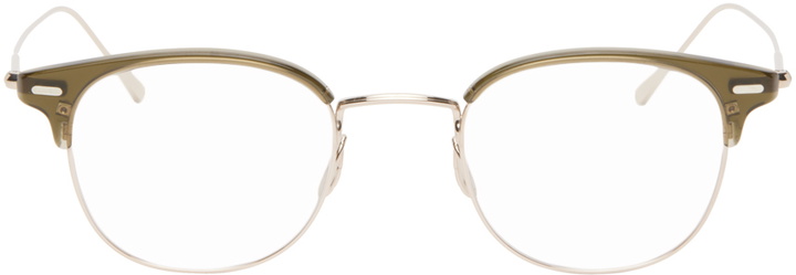 Photo: YUICHI TOYAMA. Gold & Green Jingasa Glasses