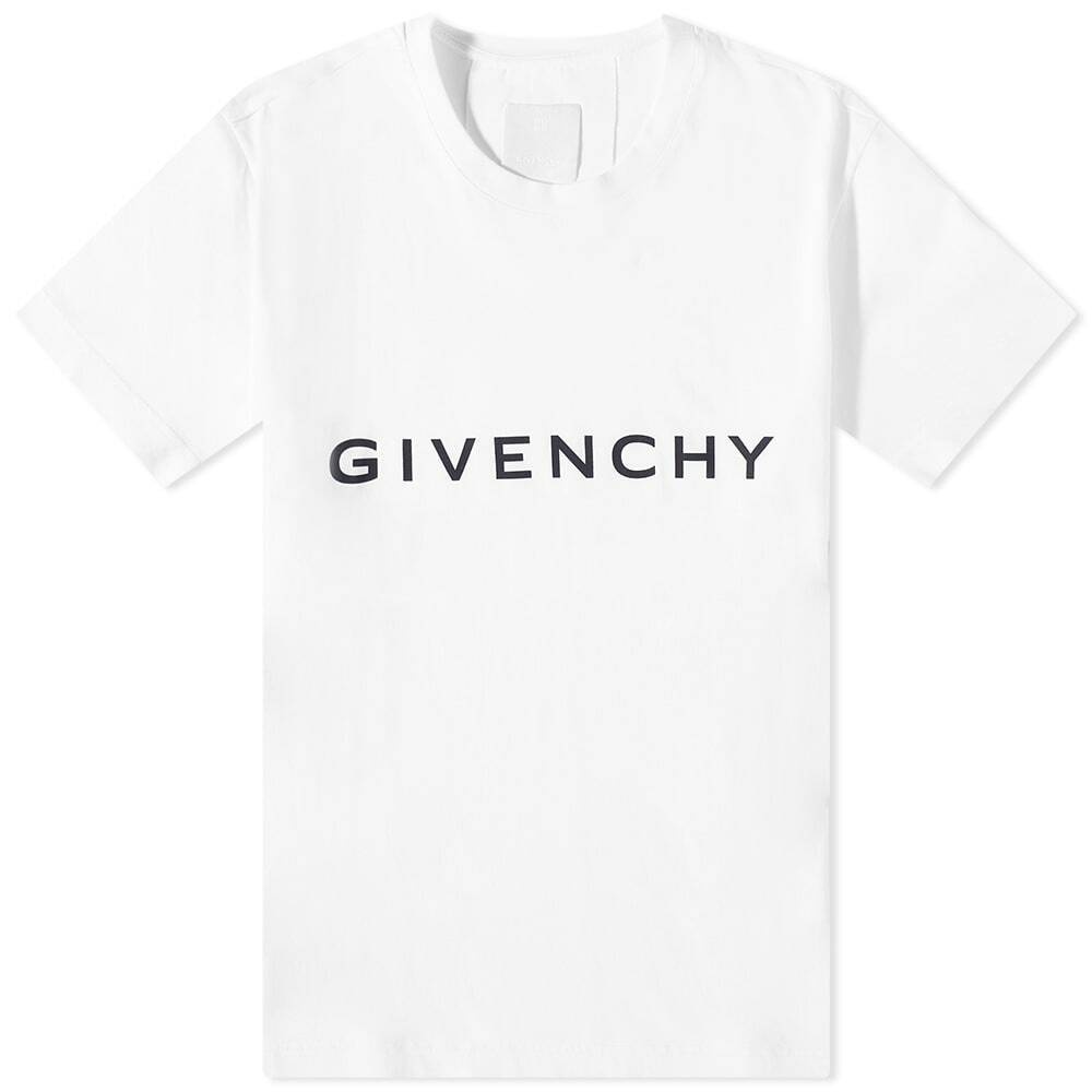 Givenchy Men's Logo T-Shirt in White Givenchy