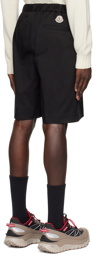 Moncler Black Drawstring Shorts