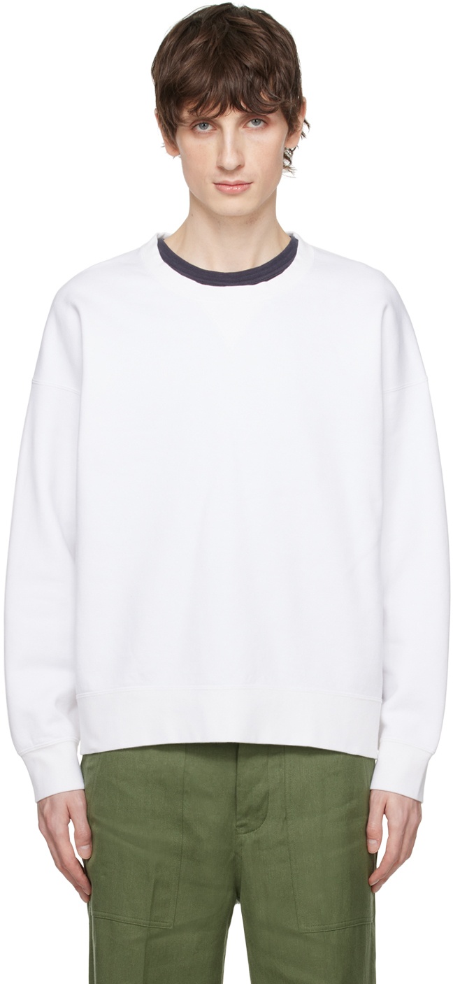 Photo: visvim White Ultimate Jumbo SB Sweatshirt