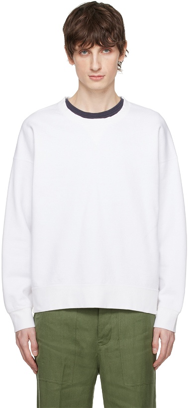 Photo: visvim White Ultimate Jumbo SB Sweatshirt