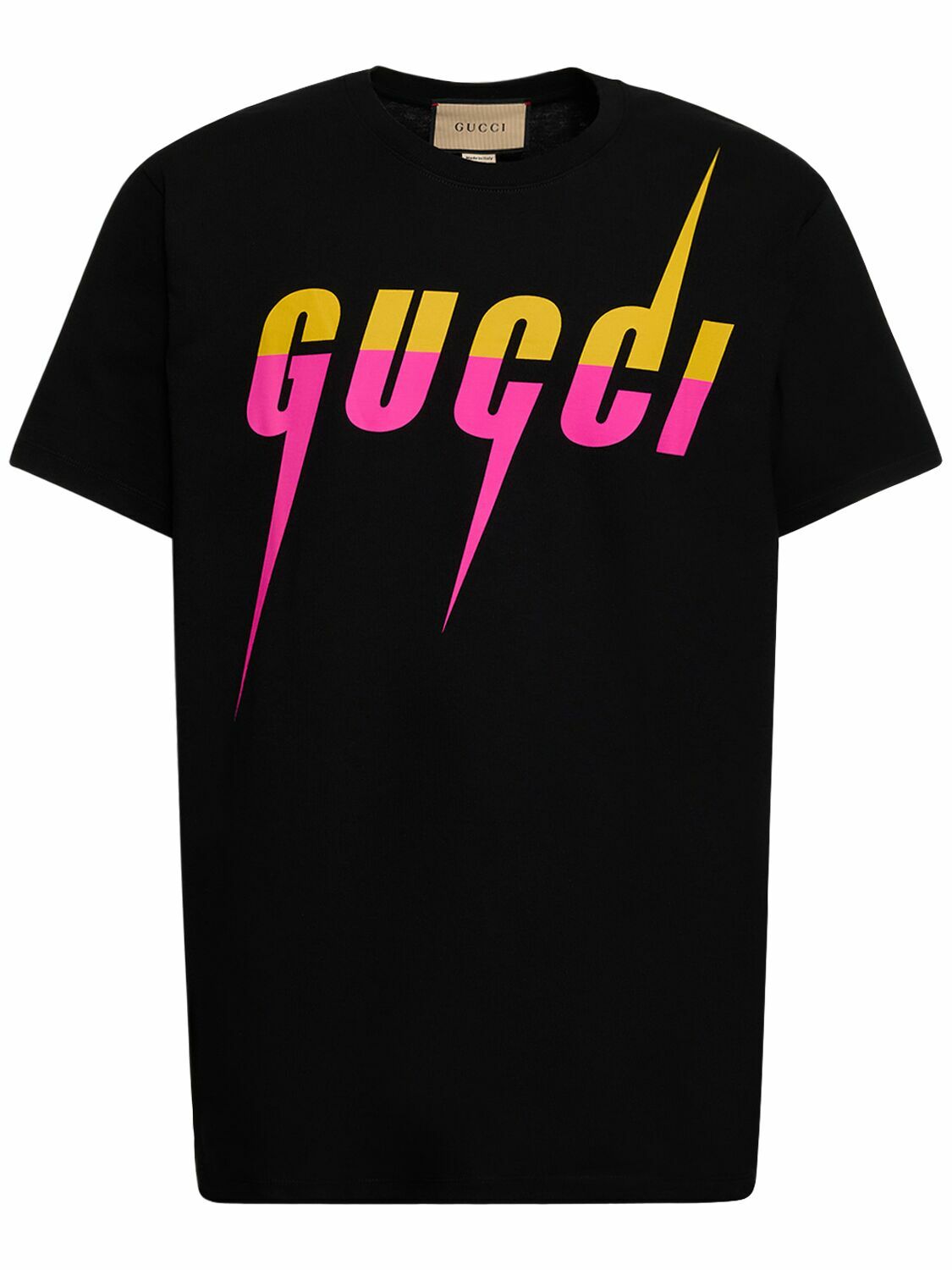 GUCCI - Logo Printed Cotton T-shirt Gucci