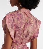 Isabel Marant Melissa printed silk voile maxi dress