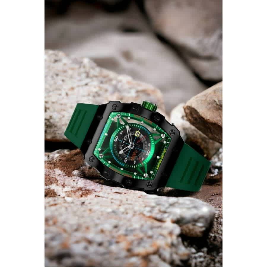 Nubeo Huygens Green Dial Mens Watch NB-6080-03