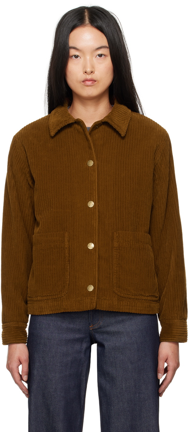 A.P.C. Brown Nikkie Jacket A.P.C.