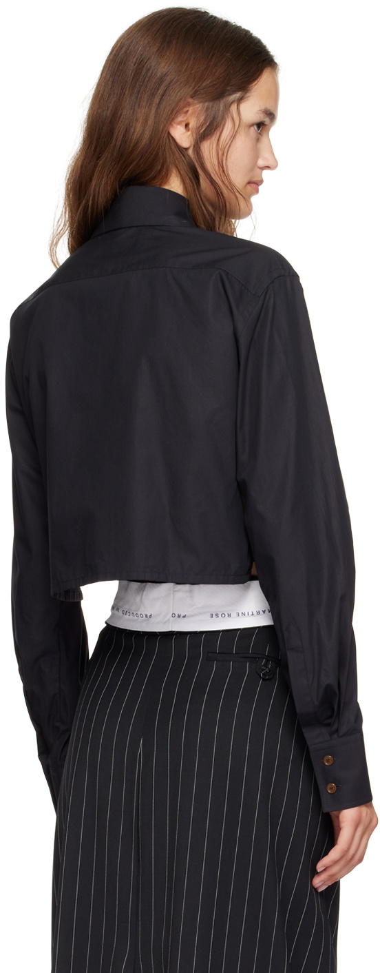 Vivienne Westwood Black Cut Off Heart Shirt Vivienne Westwood