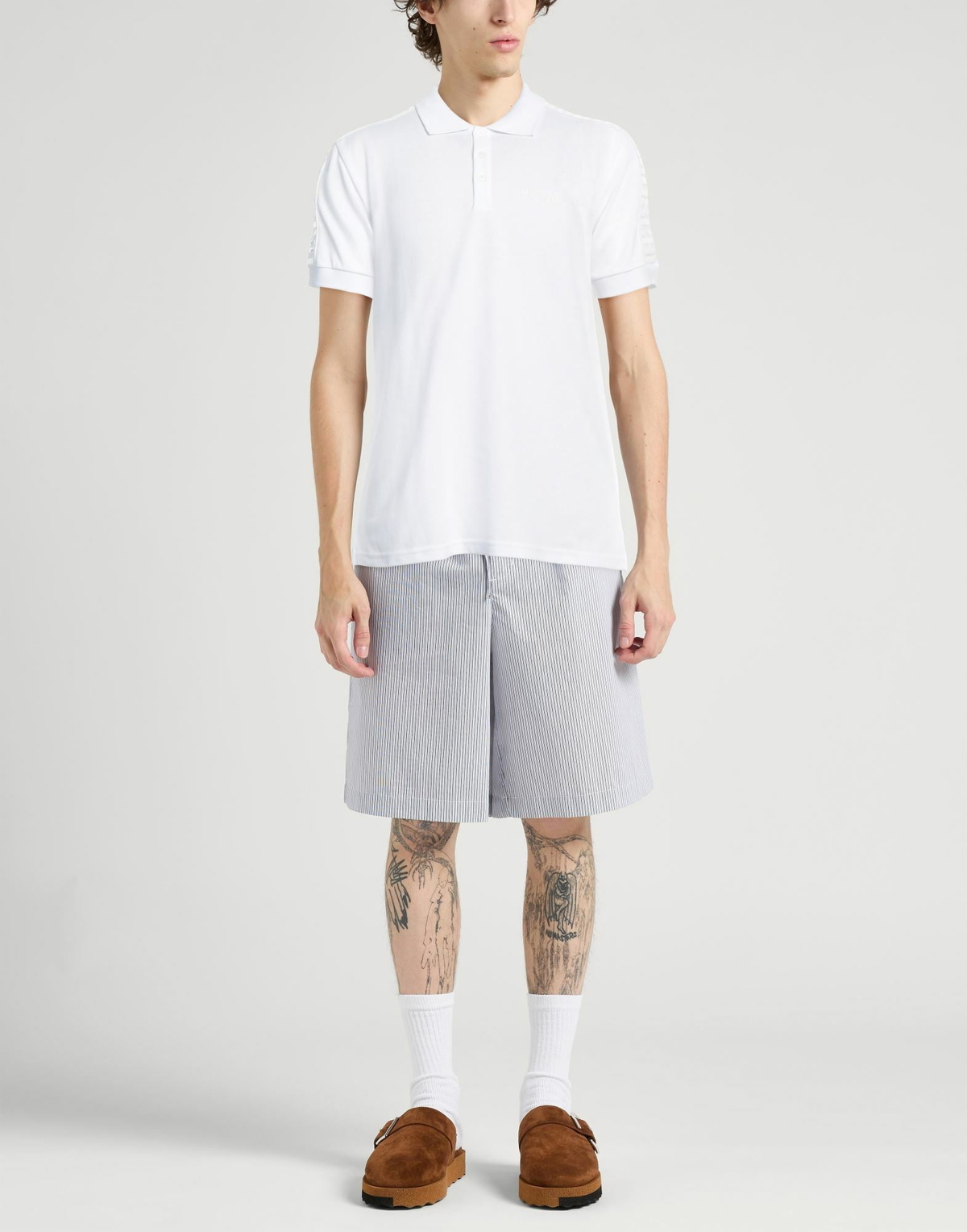 Moschino Mens Polo shirt in White