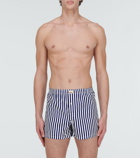 Gucci - Striped cotton poplin boxer shorts