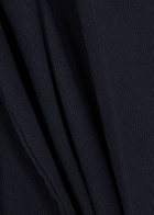 Vince Ribbed Stretch-jersey top Navy