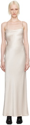 BEC + BRIDGE Beige Allegra Tie Maxi Dress