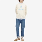 Sporty & Rich Vendome Crew Sweat in Cream