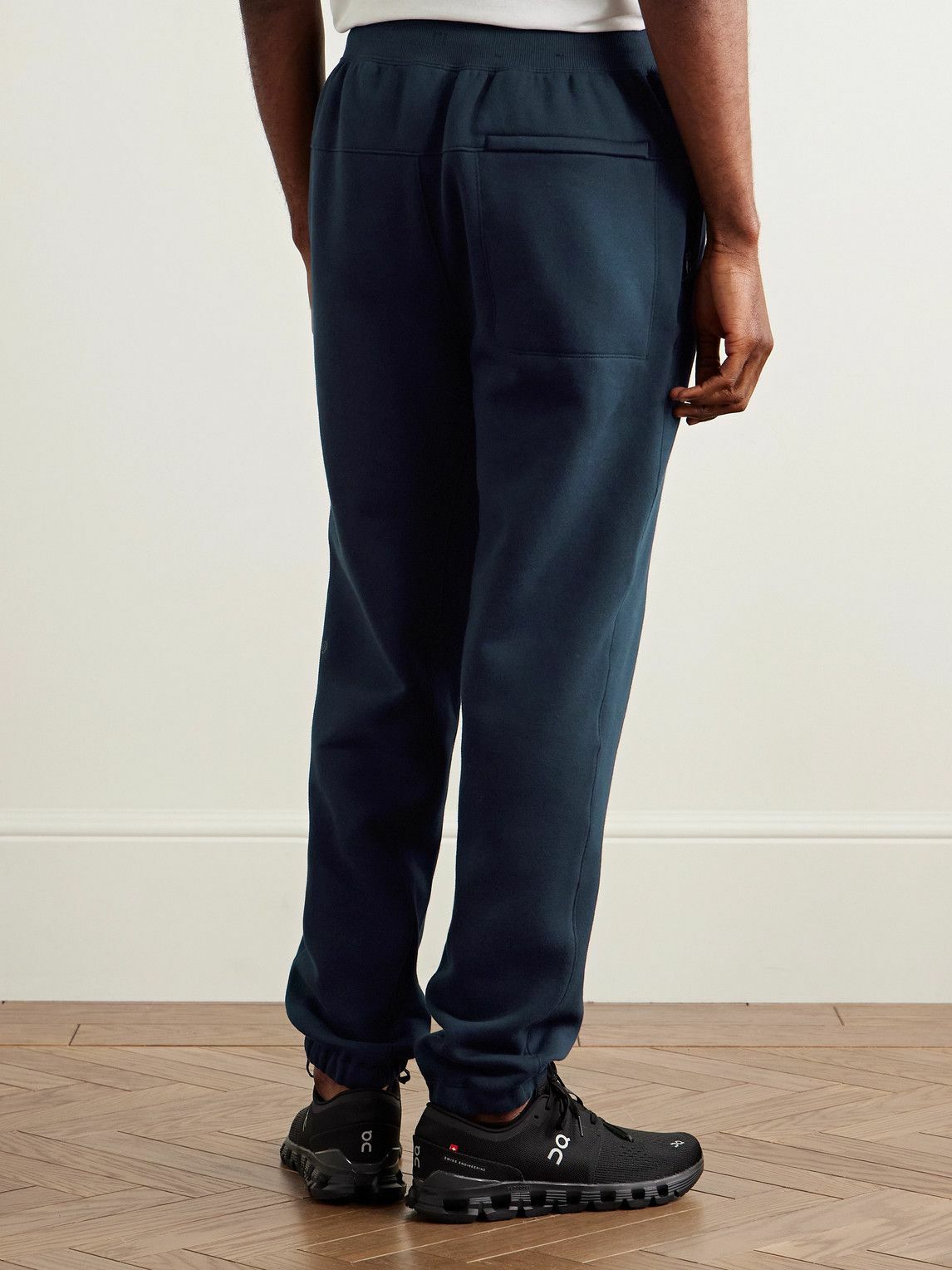 Lululemon - Steady State Tapered Cotton-Blend Jersey Sweatpants - Blue