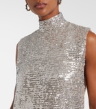 Taller Marmo Miami sequined gown