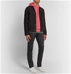 Officine Generale - Olivier Garment-Dyed Loopback Cotton-Jersey Hoodie - Red