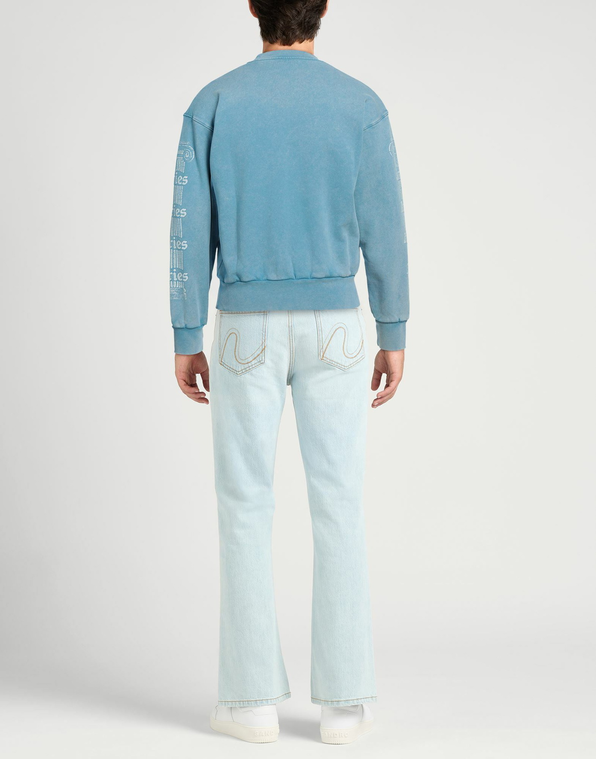 Aries Mens Sweatshirt Azure