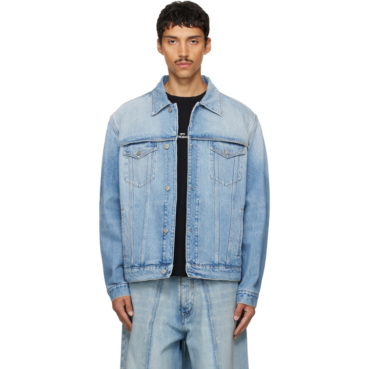 Photo: MM6 Maison Margiela Blue Sports Denim Jacket