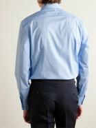 Etro - Slim-Fit Cotton-Blend Poplin Shirt - Blue