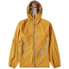 And Wander Men's 3L UL Rain Jacket in Yellow