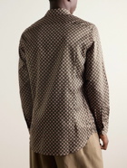 Etro - Slim-Fit Printed Cotton-Twill Shirt - Brown