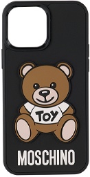 Moschino Black Teddy Bear iPhone 13 Pro Max Case