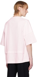Simone Rocha Pink Beaded T-Shirt