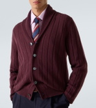 Kiton Rib-knitted cashmere cardigan