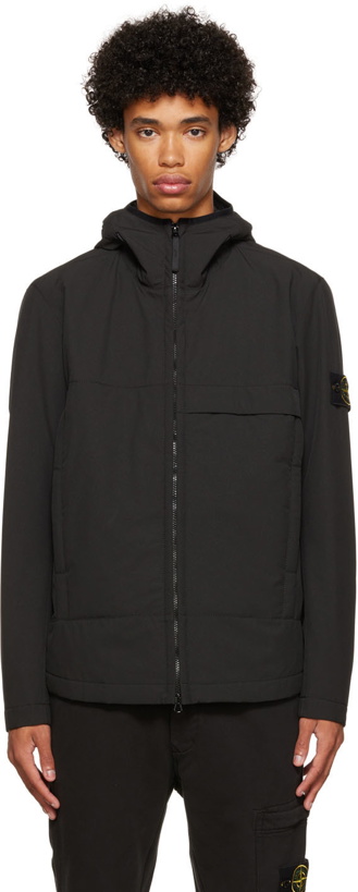 Photo: Stone Island Black Soft Shell Jacket