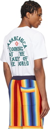 Casablanca White 'Beauty Of The World' T-shirt