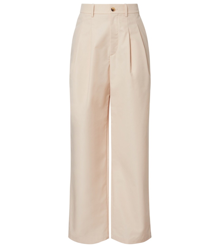 Photo: Wardrobe.NYC Pleated cotton-blend wide-leg pants